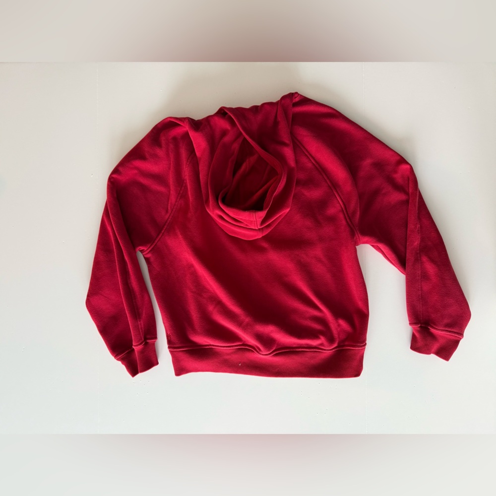 Athleta Women's Vibrant Red Hoodie Sweater